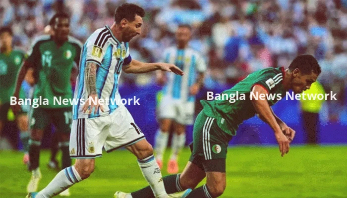 মেসির সেই ট্যাকল নিয়ে রেফারির বিরুদ্ধে ফিফার কাছে অভিযোগ আলজেরিয়ার