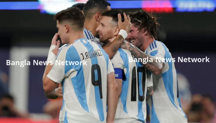 মেসি-আলভারেজের নৈপুণ্যে কানাডাকে হারিয়ে ফাইনালে আর্জেন্টিনা