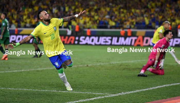 বলিভিয়ার জালে ব্রাজিলের গোল উৎসব