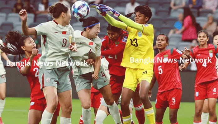 ভালো খেলার পরও জোড়া গোলে পিছিয়ে বাংলাদেশ