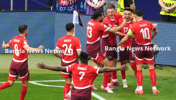 ইতালিকে বিদায় করে কোয়ার্টার ফাইনালে সুইজারল্যান্ড