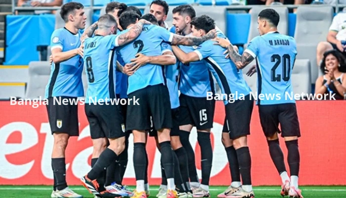 কানাডাকে টাইব্রেকারে হারিয়ে কোপায় তৃতীয় উরুগুয়ে