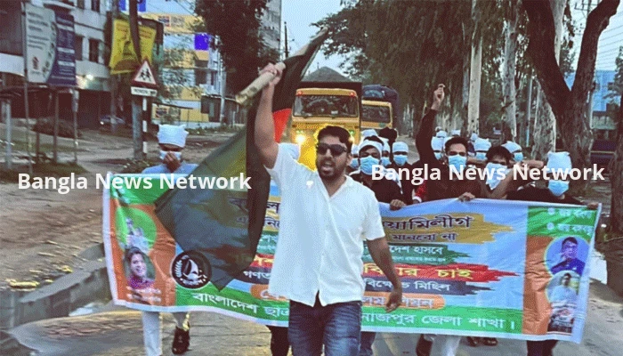 নিষিদ্ধঘোষিত ছাত্রলীগের মিছিলের ভিডিও ভাইরাল