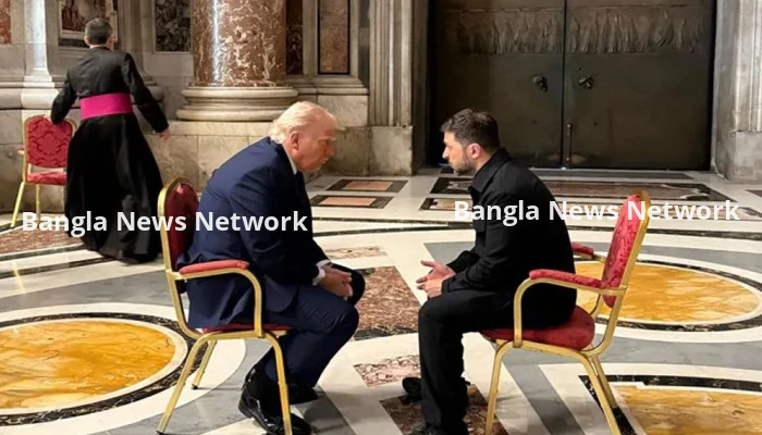 ভ্যাটিকানে ট্রাম্প ও জেলেনস্কির ‘খুবই ফলপ্রসূ’ বৈঠক