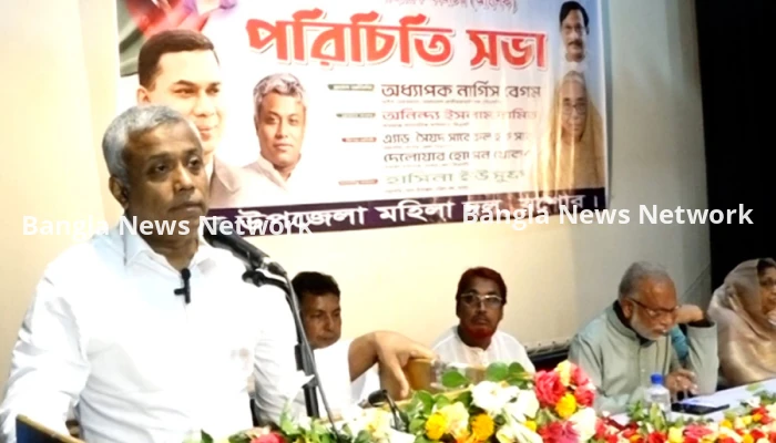 ঐক্যবদ্ধ হয়ে নারীদের অধিকার আদায় করতে হবে: অনিন্দ্য ইসলাম অমিত